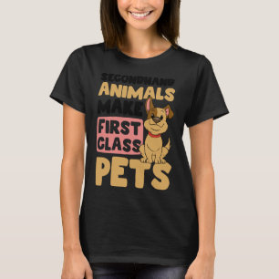 Sekundära hund för adoption av förstaklassvän t shirt