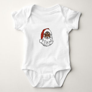 sekvenser svart jultomten t-shirt