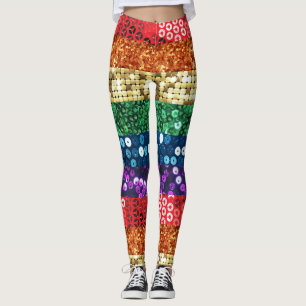 sekventa flagga av pride leggings