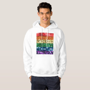 sekventiell pride flagga-hovhud-tröjor hoodie