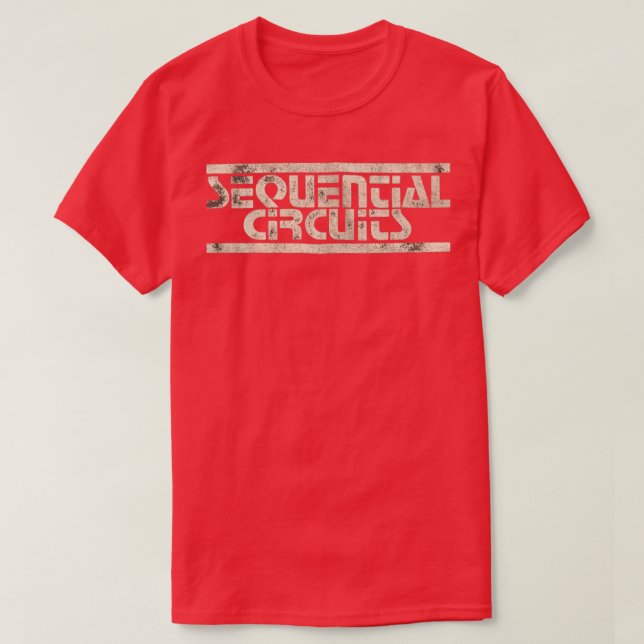 Sekventiella kretsar  t shirt (Design framsida)