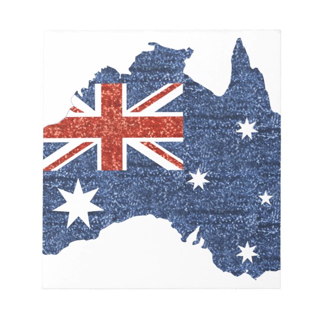 sekvin australisk flagga anteckningsblock (Framsida)