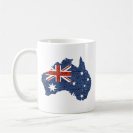 sekvin australisk flagga kaffemugg
