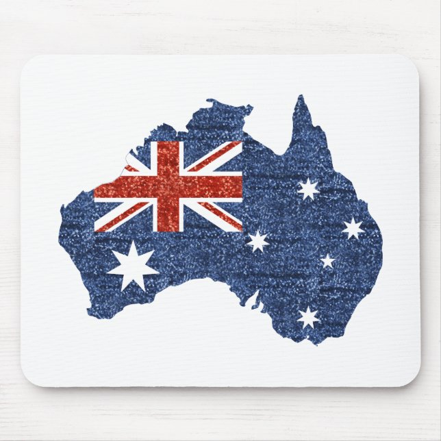 sekvin australisk flagga musmatta (Framsidan)