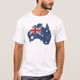 sekvin australisk flagga t shirt