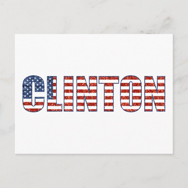 sekvin Clinton Vykort (Framsida)