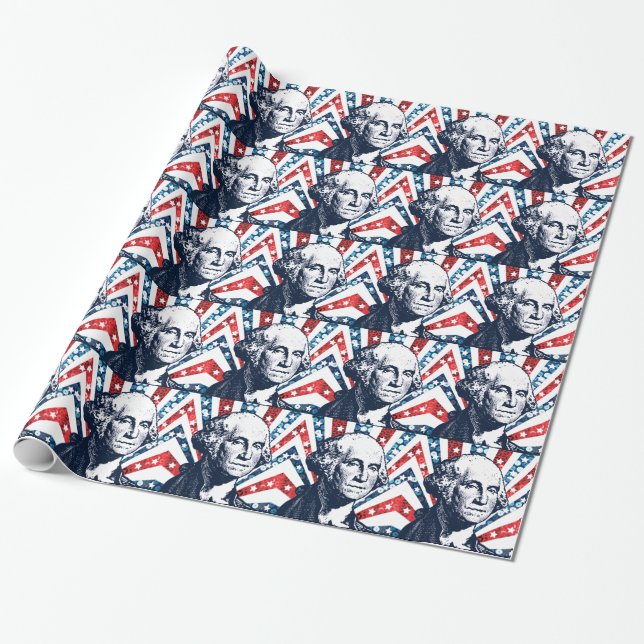 sekvin george-wash ington presentpapper (Utrullad)