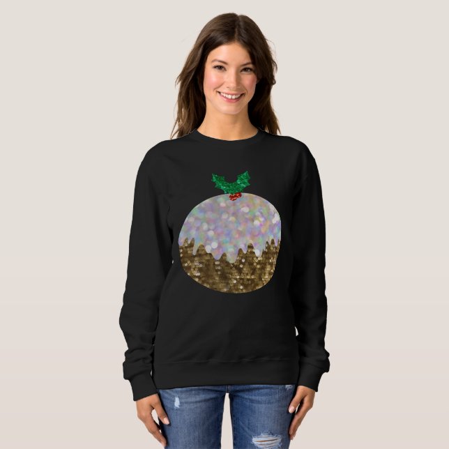 sekvin-julpuddings Women sweatshirt T-shirt (Hel framsida)