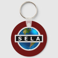 SELA-logotyp, nyckelkedja