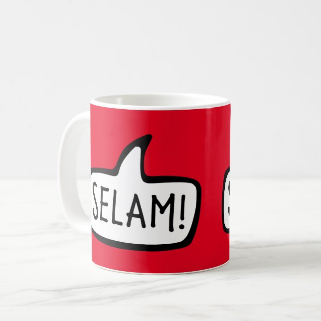 Selam! Hej i turkiska, Turkiet, Türkiye Kaffemugg (Framsida vänster)