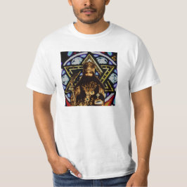 Selassie davidsstjärnabakgrund tee shirt