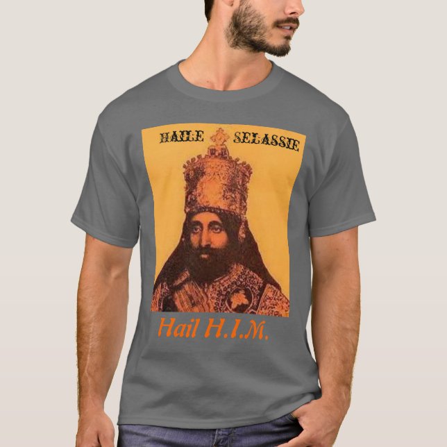 Selassie hagel H.I.M. T-shirt (Framsida)