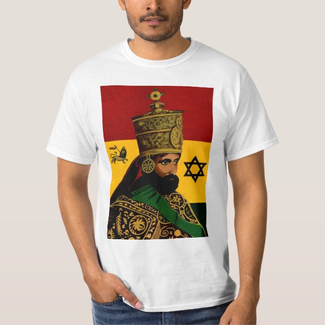 Selassie kronaskjorta tee (Framsida)