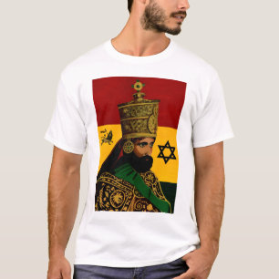 selassie med stjärnan av david tee
