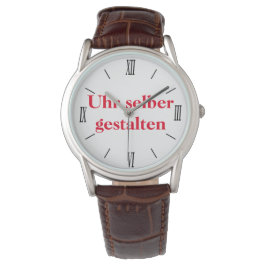 selber gestalten armbandsur