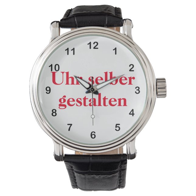 selber gestalten armbandsur (Framsida)