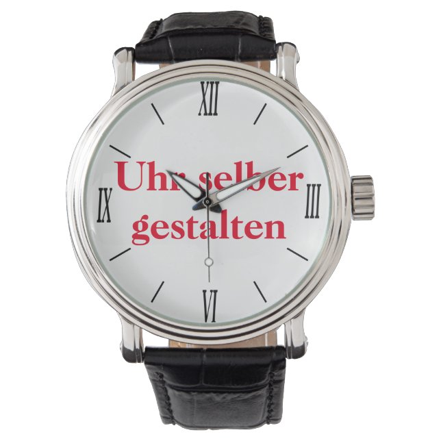 selber gestalten armbandsur (Framsida)