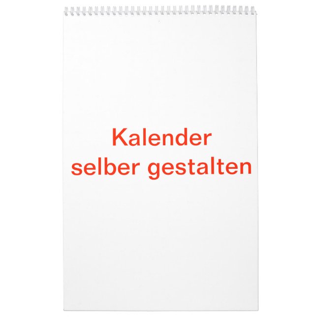 selber gestalten kalender (Omslag)