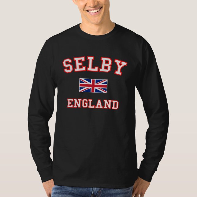 SELBY British Flag Badge T Shirt (Framsida)