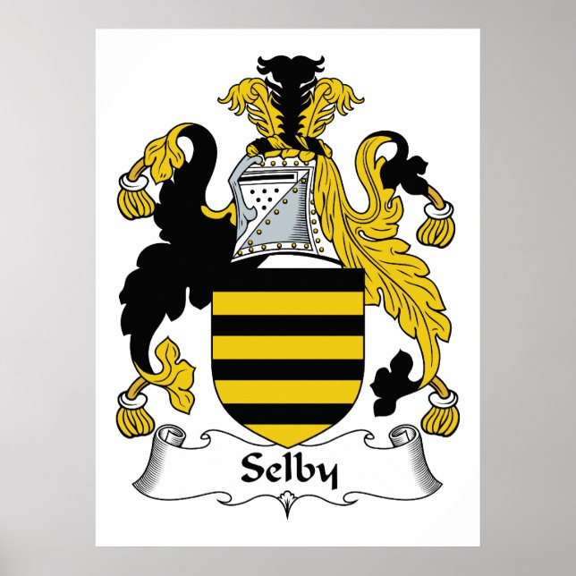 Selby Family Crest Poster (Framsidan)