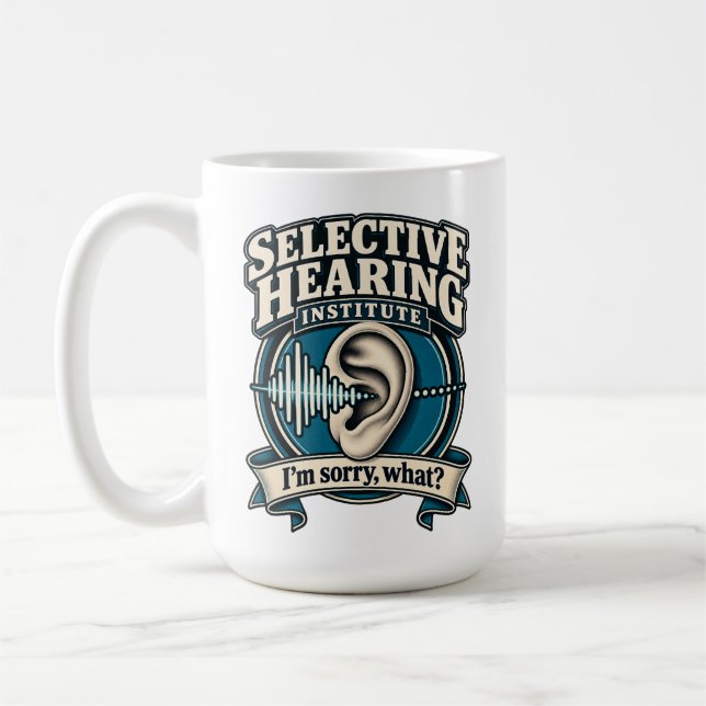 Selective Hearing Institute – Ursäkta, vad var det Kaffemugg (Vänster)