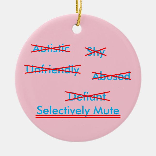 Selektiv matematik missförstånd 1 Ornament (Framsidan)