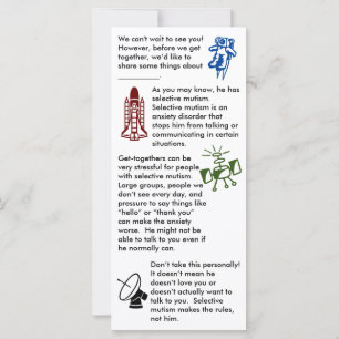 Selektiv Mutism Get Together Pojk Kort