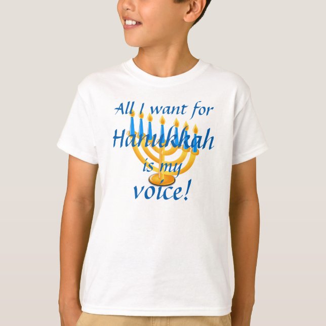 Selektiv Mutism Hanukkah T-shirt (Framsida)