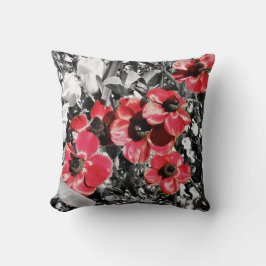 Selektiv skönhet - Anemone Blommar Dekorativ kudde