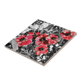 Selektiv skönhet - Anemone Blommars Ceramic Tile Kakelplatta