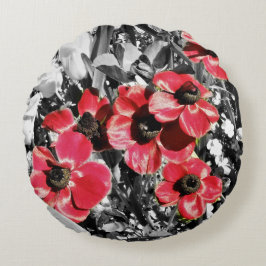 Selektiv skönhet - Anemone Blommars Round Pillow Rund Kudde
