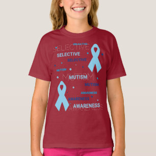 Selektiva Mutism-punkter mörk T Shirt