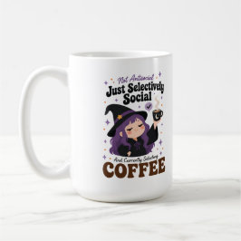 Selektivt Social Häxa Stor Kaffemugg Present