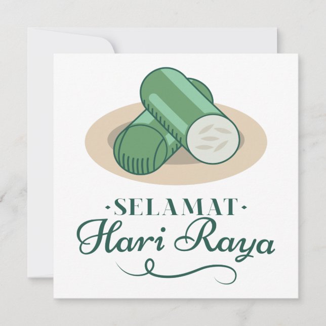 Selemat Hari Raya / Islamic Eid Firande Kort (Framsida)