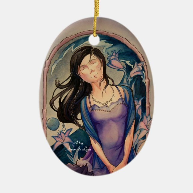 Selena Julgransprydnad Keramik (Framsidan)