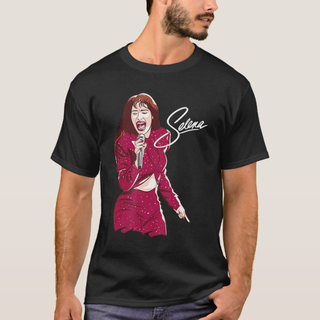 Selenas-Quintanilla Tshirt T Shirt (Framsida)