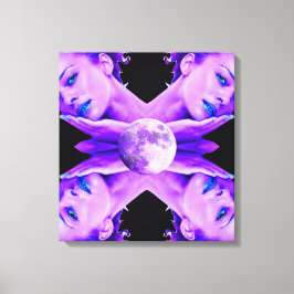 Selene Måne Goddess Canvastryck