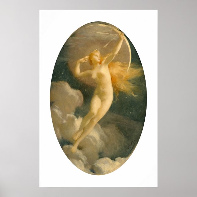 Selene, månens gudinna | Jules Machard Poster (Framsidan)