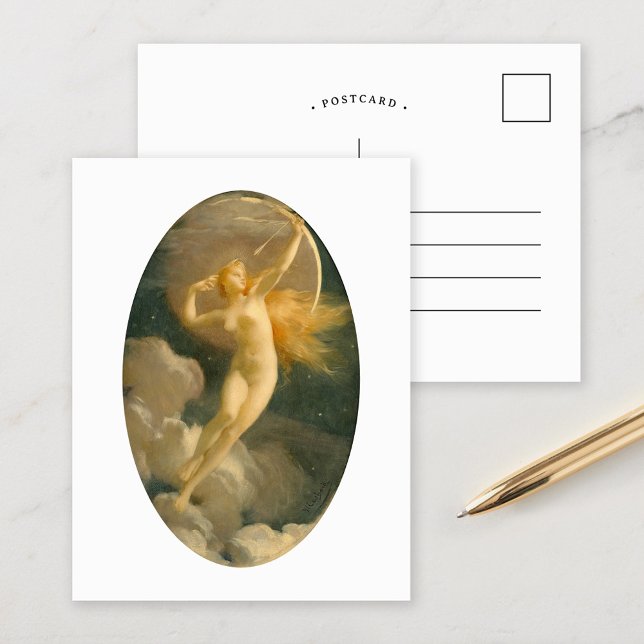 Selene, månens gudinna | Jules Machard Vykort (Skapare uppladdad)