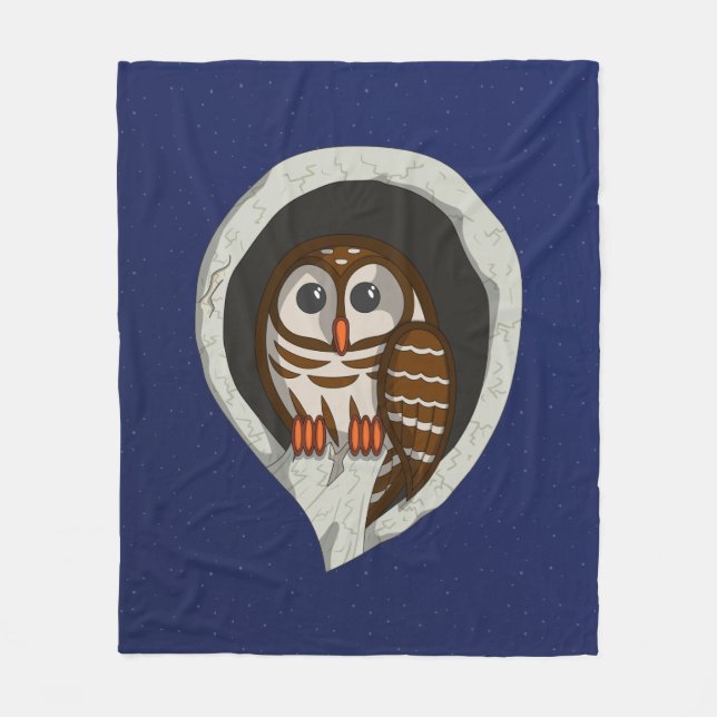 Selene the Uggla Fleece Blanket (Framsidan)