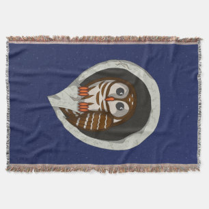 Selene the Uggla Throw Blanket Mysfilt