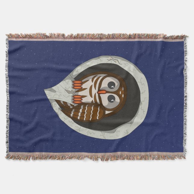 Selene the Uggla Throw Blanket Mysfilt (Framsidan)