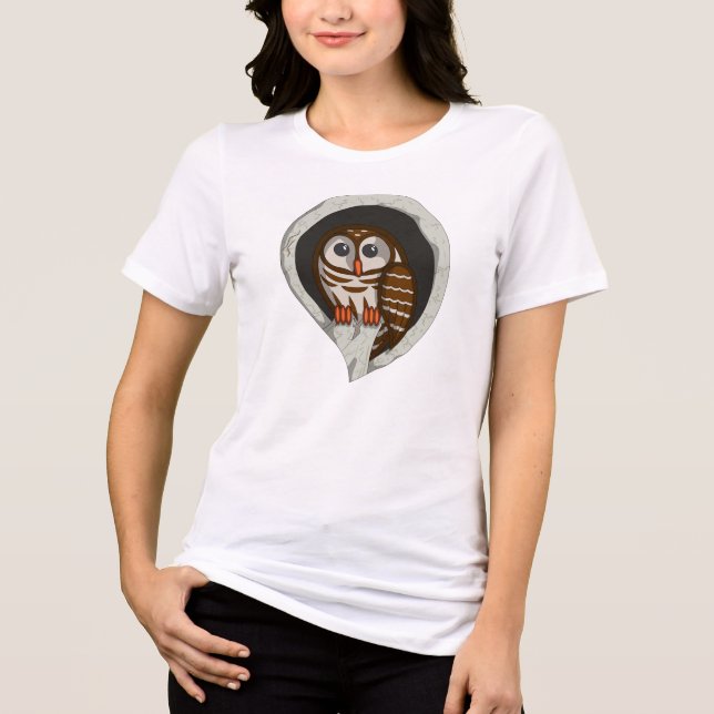 Selene the Uggla Women's Light Shirt Tee Shirt (Framsida)