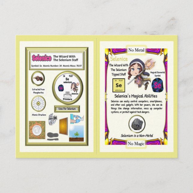 Selenice-guiden - Selenium Inslag Vykort (Framsida)