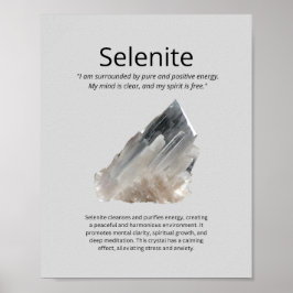 Selenite Crystal: Poster