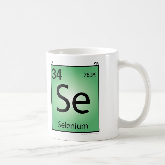 Selenium (Se)inslagmugg Kaffemugg (Höger)