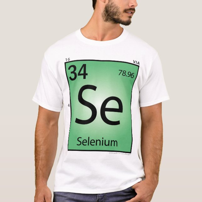 Selenium (Se)inslagT-tröja - bekläda endast T-shirt (Framsida)