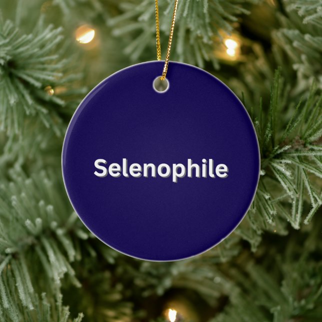 Selenophile Måne Älskare Julgransprydnad Keramik (Träd)