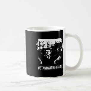 Selenskyj Stå med Ukraina Stoppa krig Stöd Ukraina Kaffemugg