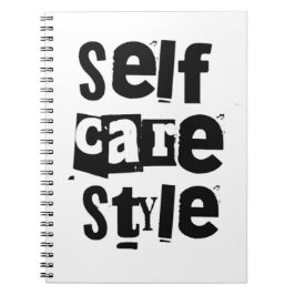 self care style anteckningsbok
